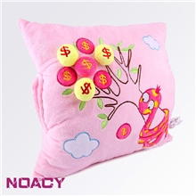 深圳毛绒抱枕厂家直销蛇年创意暖手抱枕喜庆毛绒靠垫