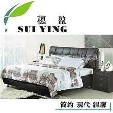 供应厂家直销顺德家具，简约皮床1.8米双人床小型床热销床S238