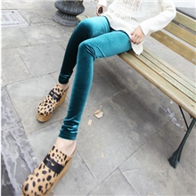 春季爆款高端品质韩国进口时尚灯芯绒加绒金丝绒打底裤批发