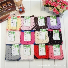 秒杀特价女士可爱外贸内裤竹炭纤维女式水玉点点内裤批发818