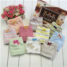 厂家直销女士外贸内裤批发性感可爱纯棉包臀平角女内裤批发779