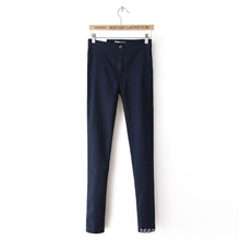 2013欧美风美国AA新款高腰弹力牛仔裤性感包臀修身显瘦小脚裤女