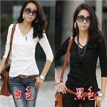 【伙拼】【包物流】2013新款长袖t恤纯棉时尚打底衫