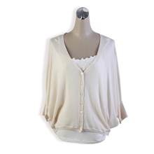 秋水剪标换标伊人开衫2013秋装新款蝙蝠袖毛针织衫正品折扣女装