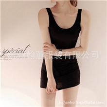 现货爆款主推春夏韩国代购party修身包臀吊带背心#2011