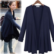 现货批发欧美风大码外套修身显瘦防晒衣女式长袖百搭V领棉质外套