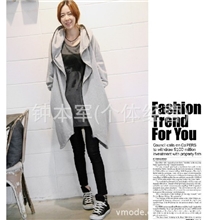 厂家直供女式卫衣批发韩版大码女装秋冬百搭不规则长款卫衣外套