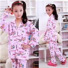 加厚春秋款莫代尔睡衣儿童家居服少女大童睡衣厂家直销
