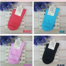 厂家直销特价女袜全棉袜袜子批发纯色女袜子已质检