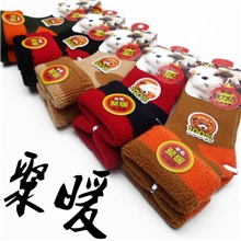 加厚超厚保暖儿童羊毛袜毛圈袜子宝宝羊绒袜聚暖冬季童袜批发