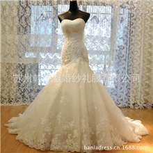 苏州外贸婚纱礼服厂，婚纱晚礼服晚宴礼服来图定制，婚纱礼服批发