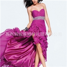 承接来图定制中高档礼服，舞会装，敬酒服，短礼服一件起订可代发