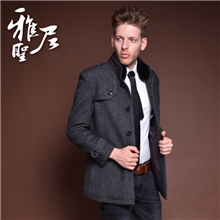 【火拼】奢华毛领常熟厂家时尚都市羊绒呢大衣外套13888-1