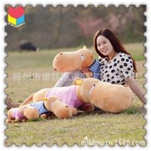 厂家直销毛绒玩具大头狗趴趴狗公仔抱枕生日礼物