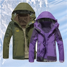 代发13秋冬爆款冲锋衣男士两件套抓绒可拆登山衣冲锋衣9960A