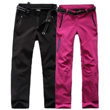飞佳佳正品2013新款软壳裤男女软壳冲锋裤软壳抓绒裤修身防水透气