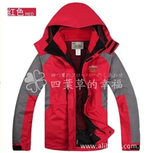 批发代发工厂现货工作服防水防风外贸尾货两件套抓绒男款冲锋衣