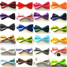 批发儿童纯色领结领花双层领结提花领结印花领结家直销