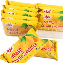 台湾aji夹心饼干蓝莓/柠檬/芒果/甜橙/起花生/起士味夹心饼干