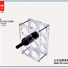 莫塔兹双层进口亚克力红酒架型号：ISHJJ002