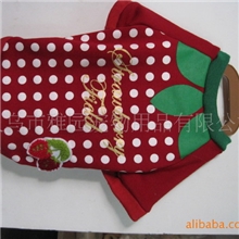 优质印花宠物休闲服饰、草莓宠物服饰、宠物用品、狗狗衣服