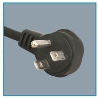 厂家直销UL美国N5-15P3芯圆头插头电源线/云环美标ULpowercord