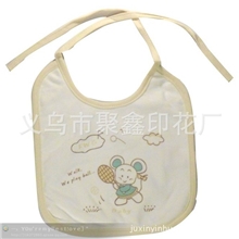 义乌印花厂提供围兜印花/罩衣水印/反穿衣胶印/婴儿用品印花加工