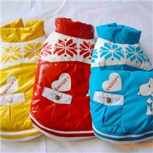 供应宠物衣服【新款三色棉服】来样加工，代理均可防寒服