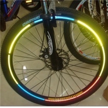 招代销分销反光自行车轮贴纸车轮反光贴纸26寸山地车车贴