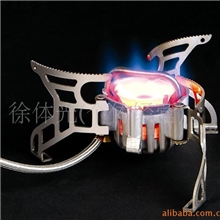 供应油气两用炉折叠便携野营万用炉头油气炉套装户外炉头