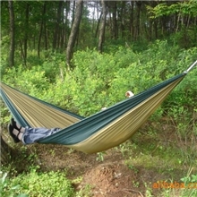 供应吊床降落伞布吊床双人吊床自带收纳袋的吊床