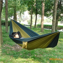 厂家供应双色降落伞布吊床吊床蚊帐吊床超轻吊床超薄吊床