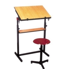 【优质推荐】大量供应高品质耐用BL-2088单人美术桌（图）