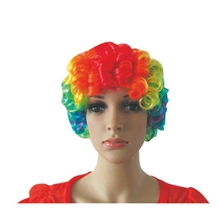 现货销售球迷假发头套世界杯球迷假发足球球迷假发批发JQ-017