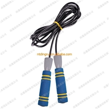 PVC泡棉塑料手柄跳绳可加重负重健身器材体育用品