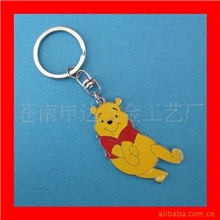 供应迪斯尼金属钥匙扣小熊金属钥匙扣珐琅金属钥匙扣