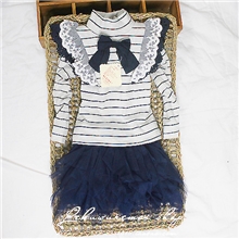 2013新款秋装韩版童装女童连衣裙长袖+短裙