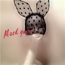 party婚纱写真摄影点点纱耳朵俱乐部酒吧花边耳朵颜色可定做