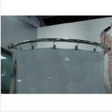 供应不锈钢试衣圈服装店专用试衣圈试衣帘北京服装货架厂家