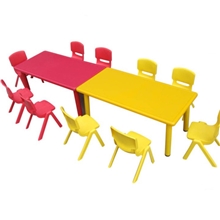 儿童桌椅厂家直销工程塑料材质幼儿园教玩具长方桌幼儿园桌椅