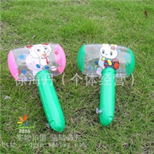 小号喜羊羊充气锤子充气玩具儿童玩具带铃铛充气榔头