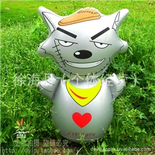 供应灰太狼不倒翁充气玩具充气不倒翁灰太狼充气不倒翁