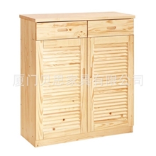 供应大量新型套房酒店家具2门鞋柜整套样板房柏木酒店家具