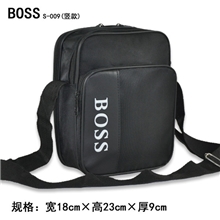 【厂价直销】BOSS时尚新款男包/休闲/单肩/斜挎包/S-009（竖款）