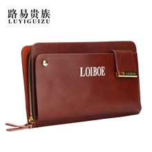 2013新款男士手拿包大容量手抓男包真牛皮手包钱包卡包两用