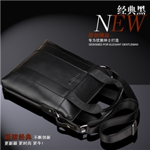 2013新款竖款男包商务手提包黑色休闲包单肩包公文包潮男包