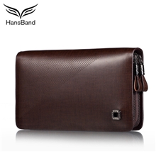 汉斯邦德精品广州新款男包男士手包真皮特价男式手拿包手抓包批发