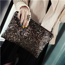 2013时尚欧美风豹纹百搭手拿包亮片包手抓女包零钱包逛街包