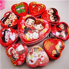 特价供应新款婚庆用品心形喜糖盒优质马口铁盒招代理