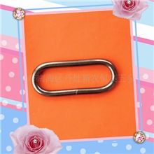 旦扣蛋形扣长方扣铁线扣d扣圆圈铁扣铁环箱包五金配件铁圈